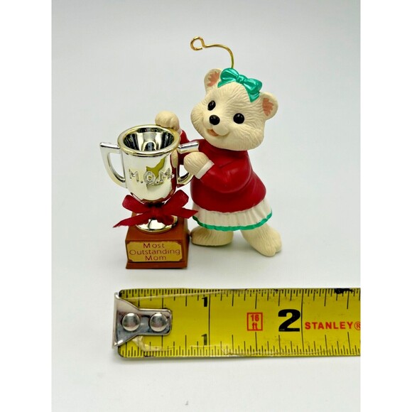 VINTAGE 1994 Hallmark Keepsake Ornament- Most Outstanding Mom/Mother- Teddy Bear - Picture 4 of 12